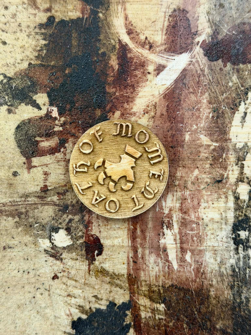 Wood Oath of Moment Token - Warhammer 40K Game Marker