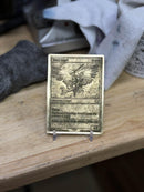 Custom Engraved Brass Magic the Gathering Card | Personalized MTG Gift | Collector Upgrade | Commander Keepsake