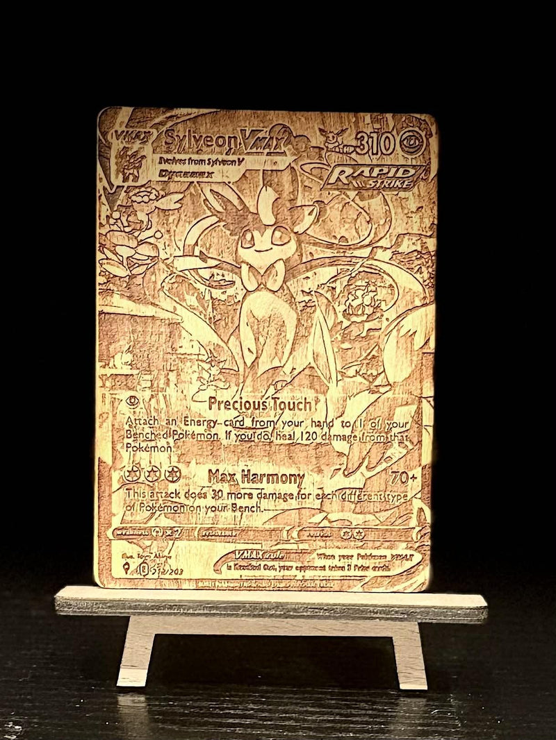 TCG Collector Card Display - Custom Engraved Keepsake