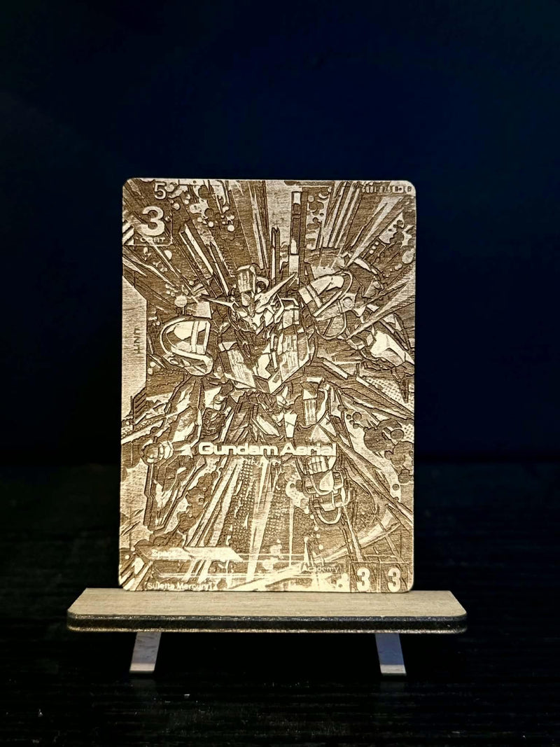 Gundam TCG Collector Card Display - Custom Engraved Keepsake