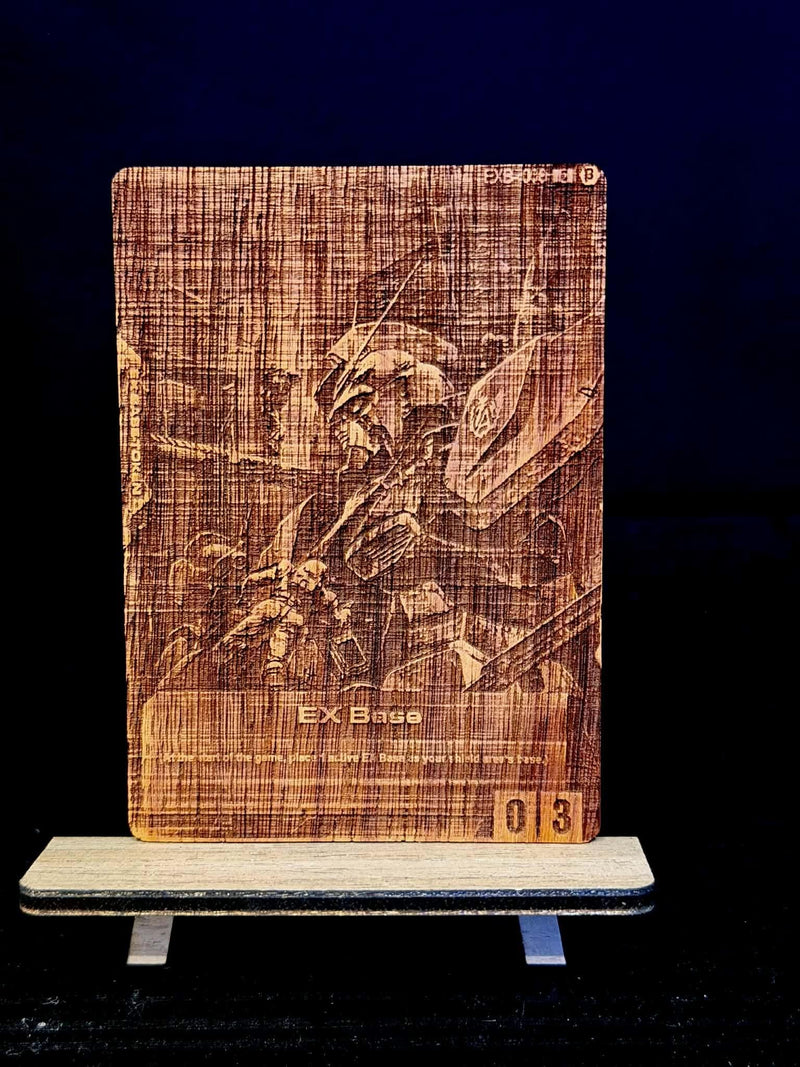 Gundam TCG Collector Card Display - Custom Engraved Keepsake
