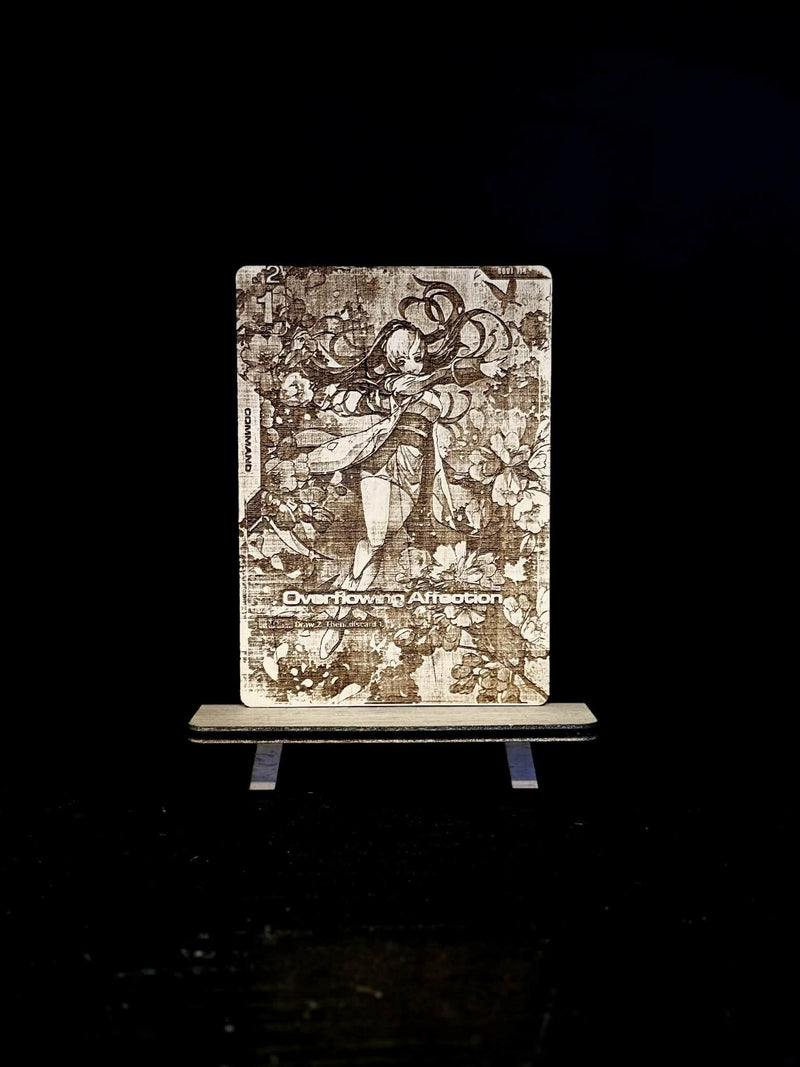 Gundam TCG Collector Card Display - Custom Engraved Keepsake