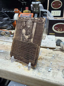 Custom MTG Genuine Hardwood Engraved Card –  Laser Engraved Collectible Display Gift - Personalized Options Available -