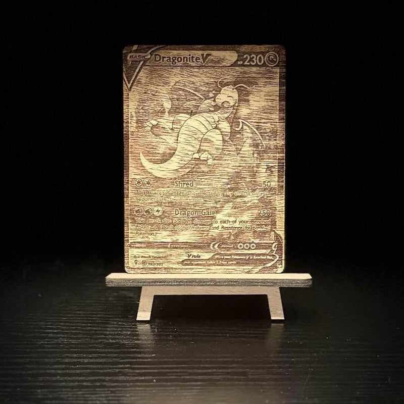 TCG Collector Card Display - Custom Engraved Keepsake