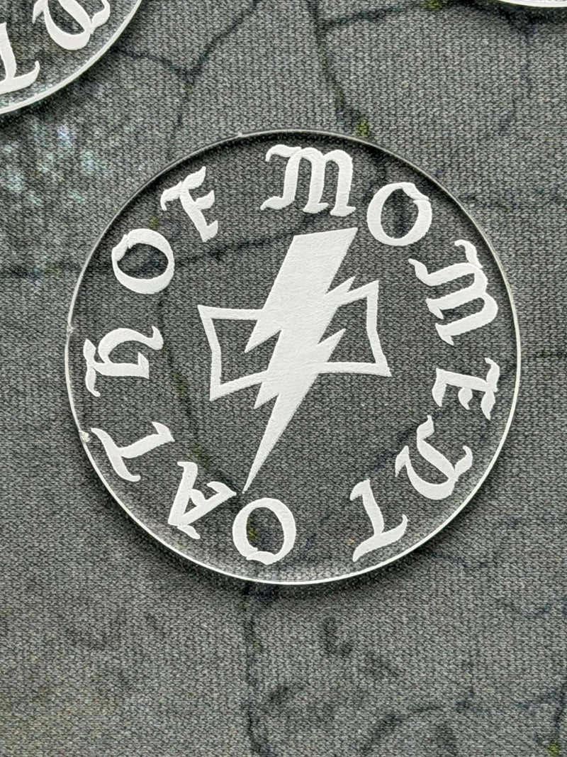 Acrylic Oath of Moment Token - Warhammer 40K Game Marker