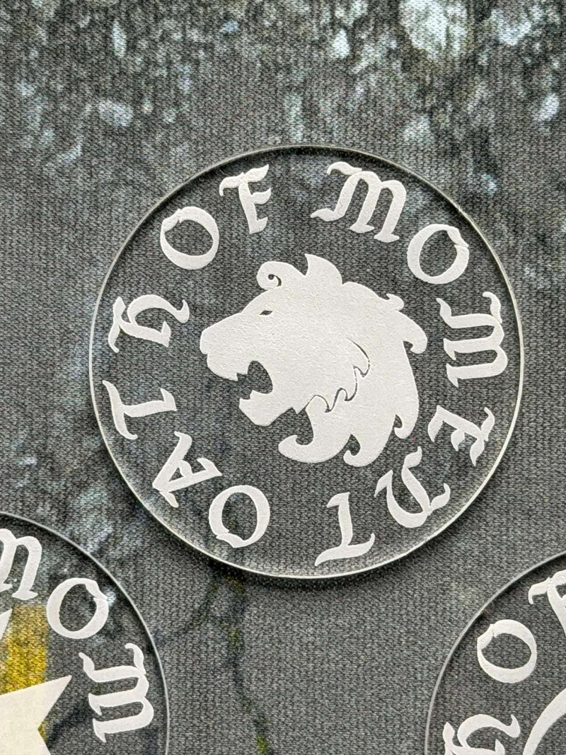 Acrylic Oath of Moment Token - Warhammer 40K Game Marker