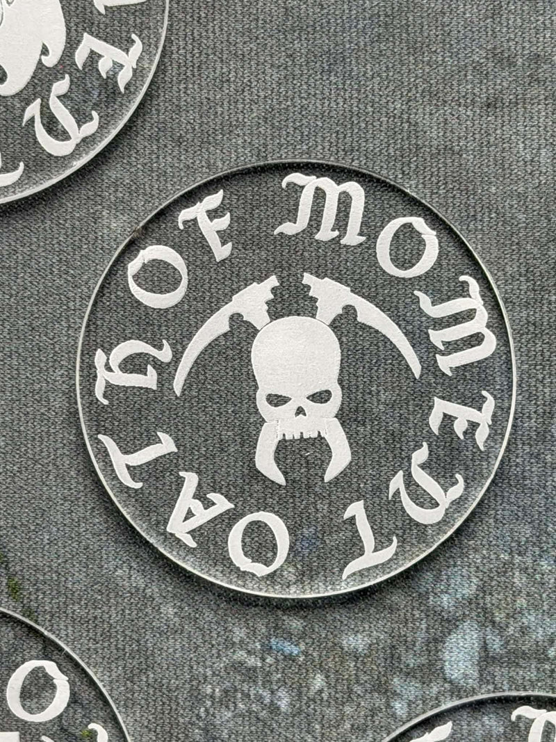 Acrylic Oath of Moment Token - Warhammer 40K Game Marker