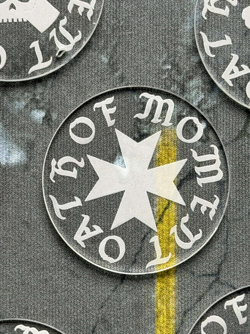Acrylic Oath of Moment Token - Warhammer 40K Game Marker
