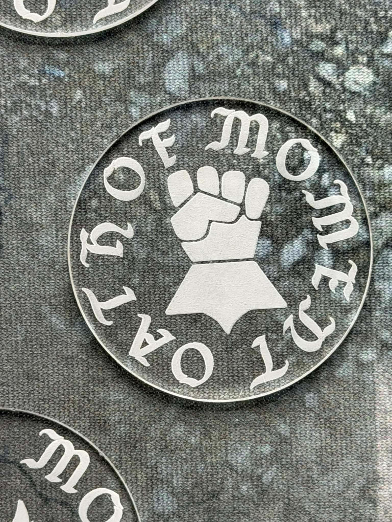 Acrylic Oath of Moment Token - Warhammer 40K Game Marker