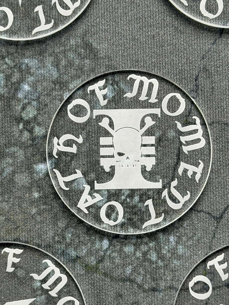 Acrylic Oath of Moment Token - Warhammer 40K Game Marker