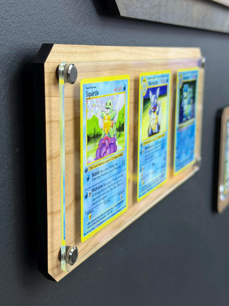 Pokemon Evolution Card Display - Floating Acrylic Wall Art Frame