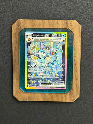 Vaporeon EX Pokemon Card Display - Acrylic Wall Art Frame