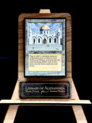Library of Alexandria MTG Card Display - Collector Wall Art and Desk Display