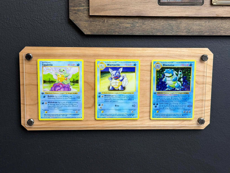 Pokemon Evolution Card Display - Floating Acrylic Wall Art Frame