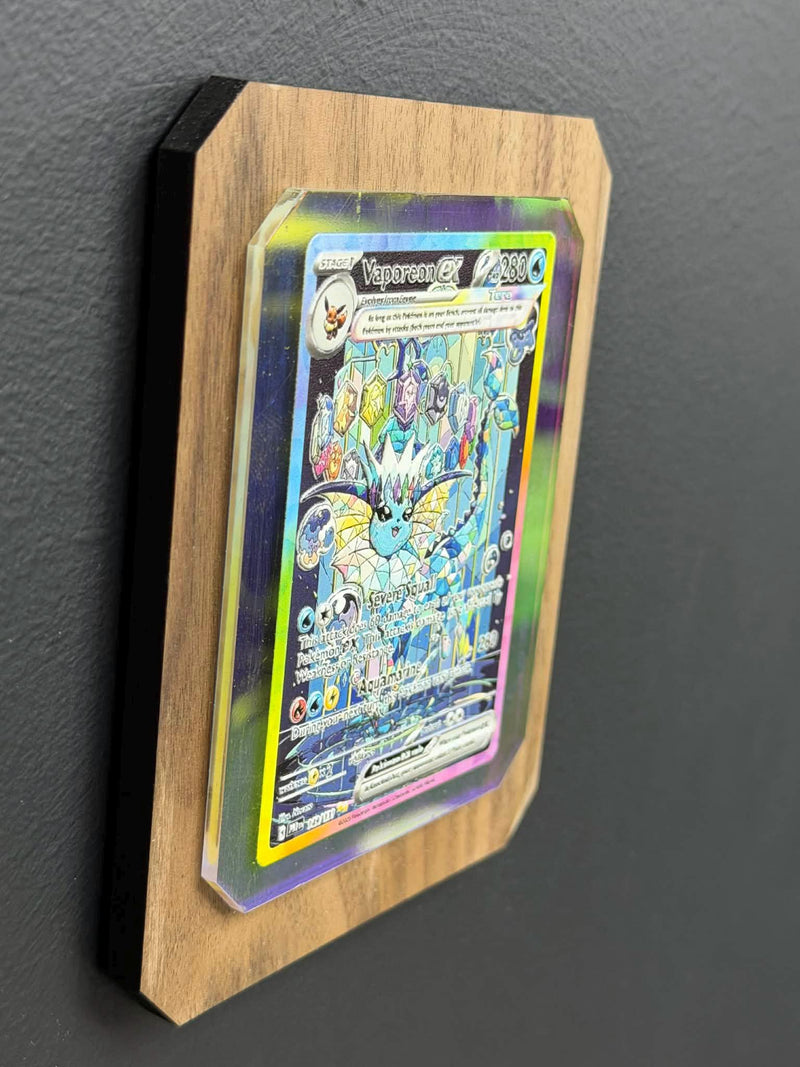 Vaporeon EX Pokemon Card Display - Acrylic Wall Art Frame