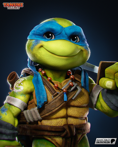 Leonardo – TMNT – Toon – Resin Statue