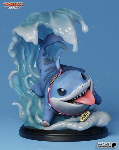Jeff Shark – Resin Statue