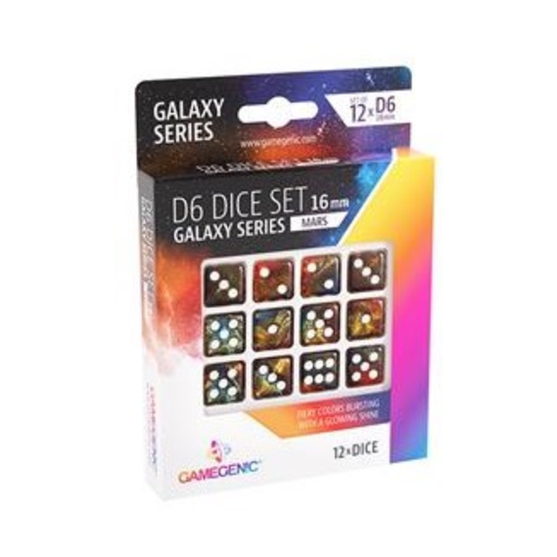Galaxy Series - D6 Dice Set 16 mm (12 pcs)