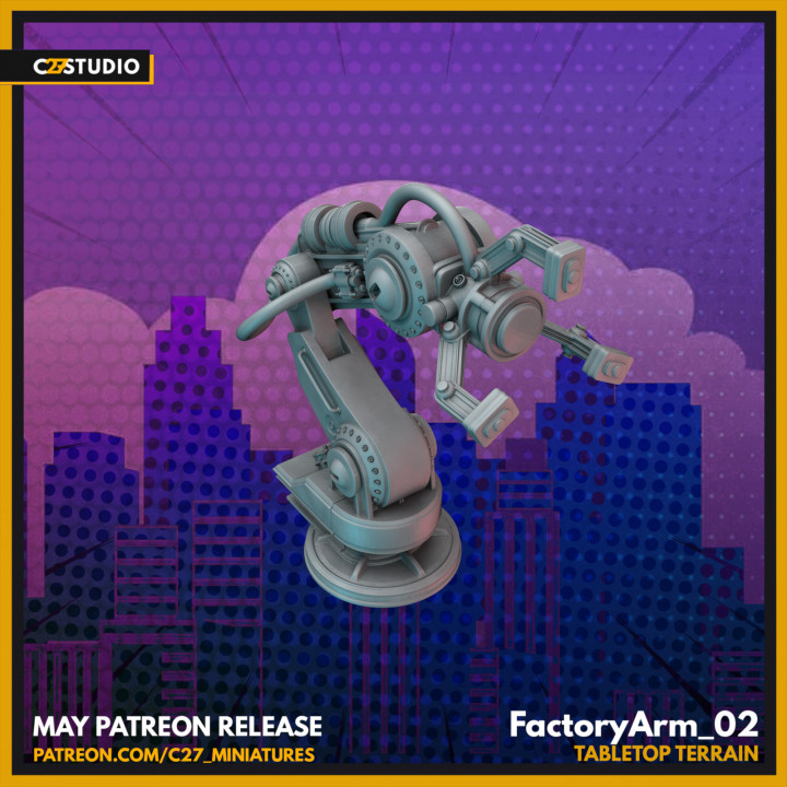 Factory Arm 02 (Size 1 Terrain Scatter)