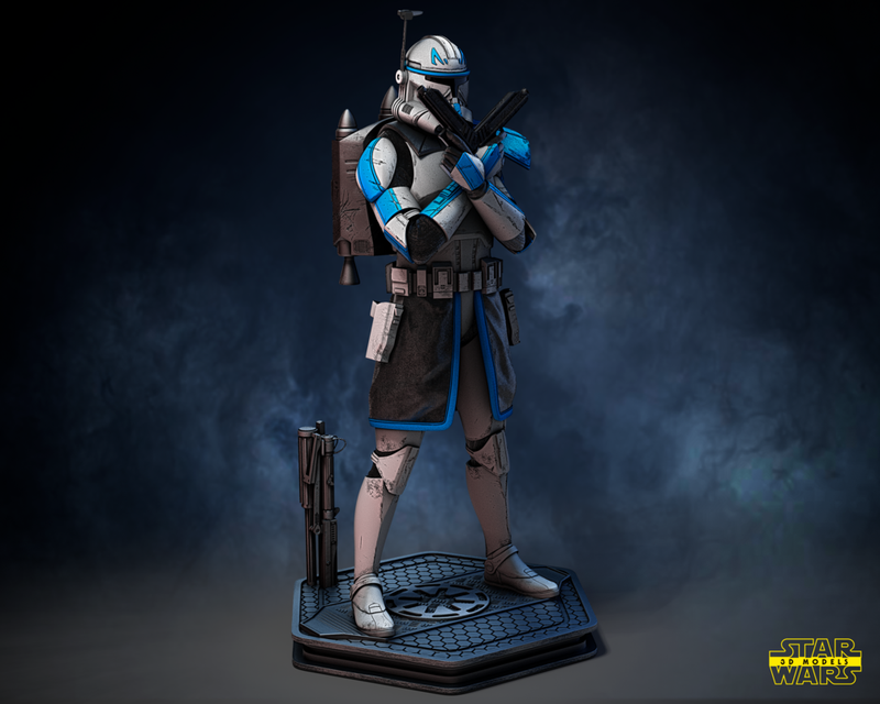 Star Wars Clone Captain Rex Statue | Sculpture | Model Kit