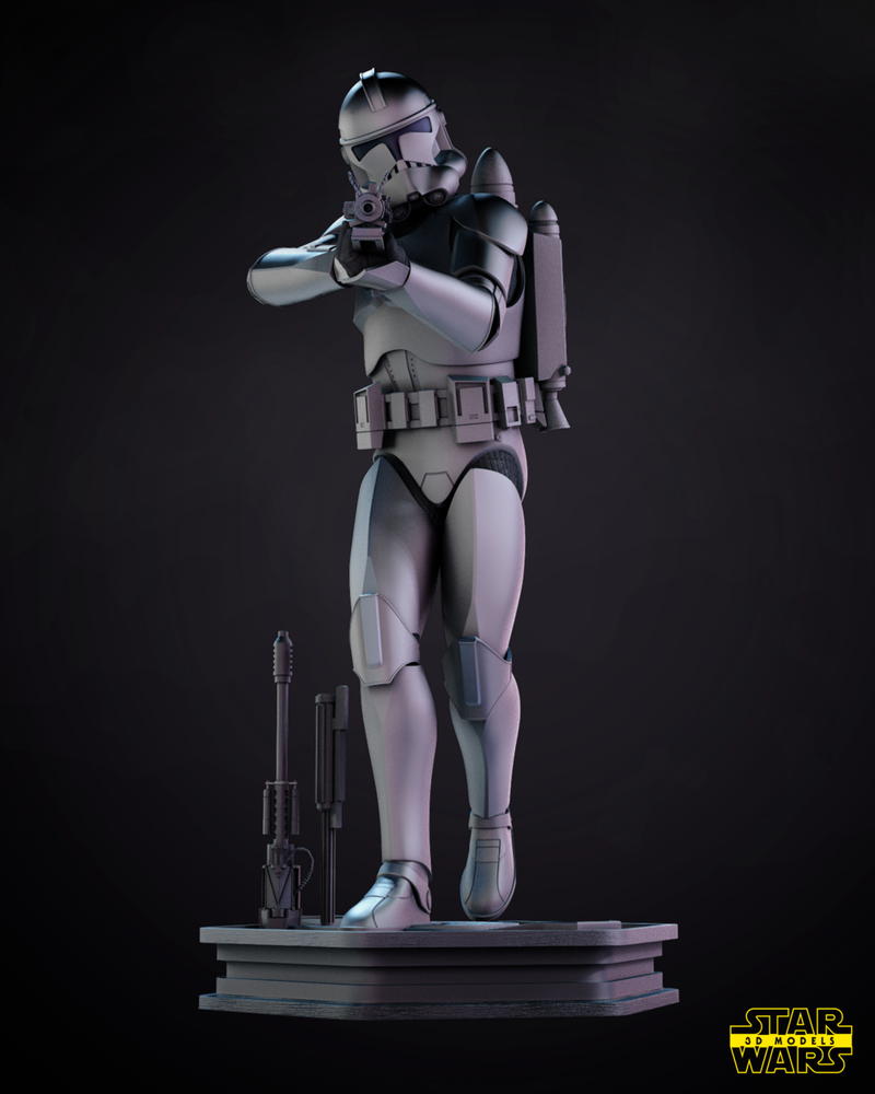 Star Wars Clone Trooper Statue | Sculpture | Model Kit