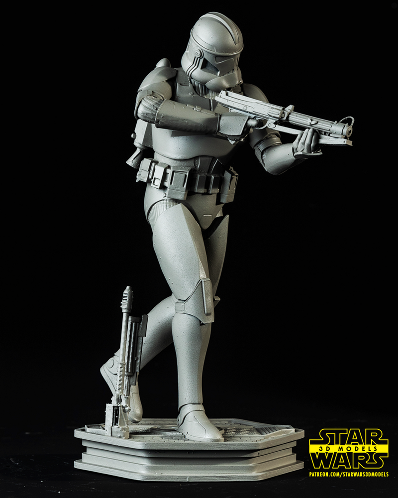 Star Wars Clone Trooper Statue | Sculpture | Model Kit
