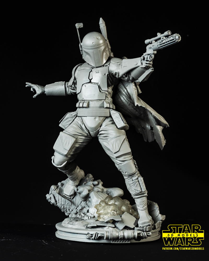 Star Wars Boba Fett Original Statue | Sculpture | Model Kit