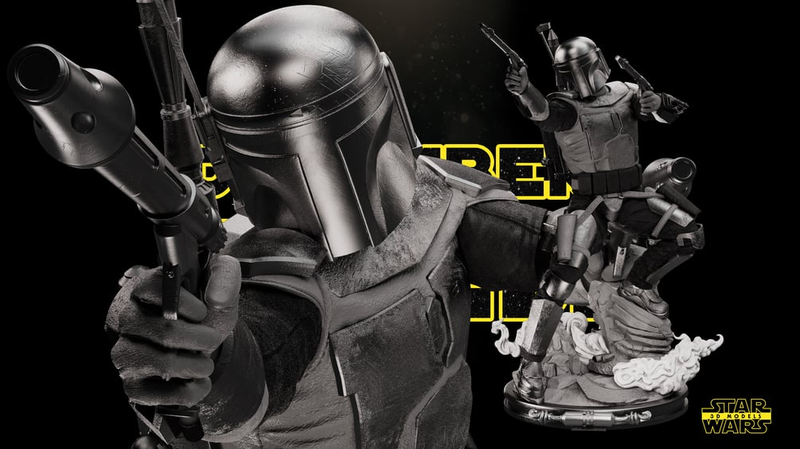Star Wars Jango Fett Statue | Sculpture | Model Kit