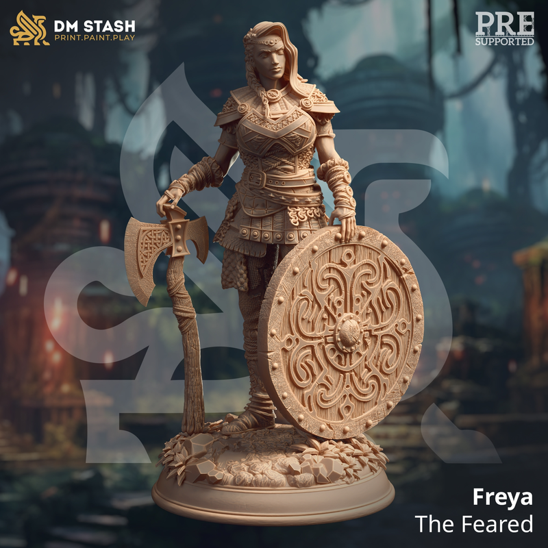 Freya the Feared | DM Stash | DnD | Fantasy Miniature