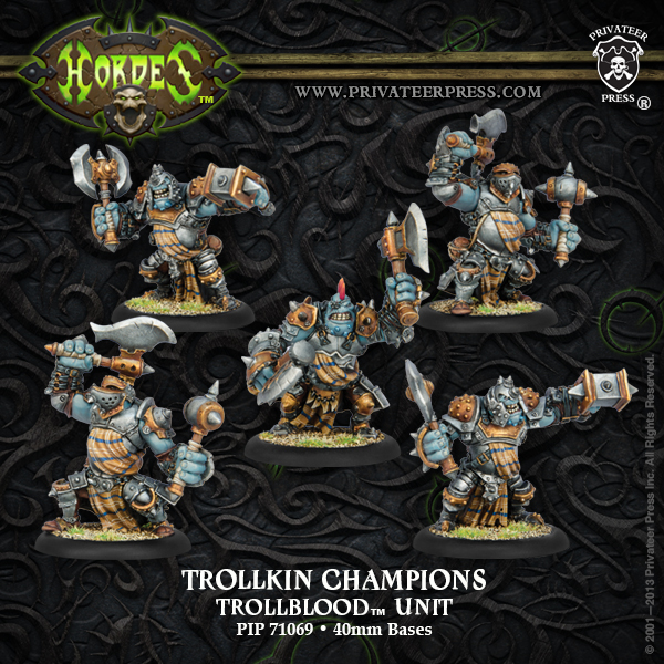 Warmachine/Hordes: Trollbloods - Trollkin Champions