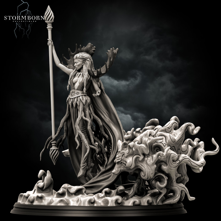 Archdruid Valmoira | Stormborn Collectibles | DnD Miniature | Fantasy Miniature