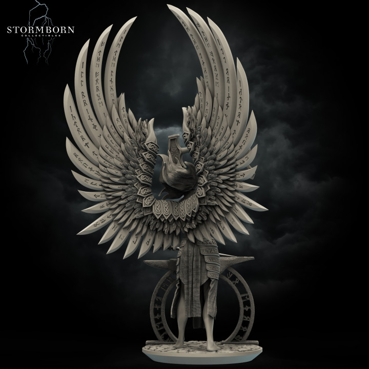 Sindra, Angel of the Forge | Stormborn Collectibles | DnD Miniature | Fantasy Miniature