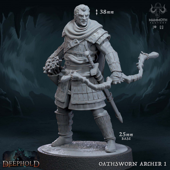 Oathsworn Archer | DnD Miniature | TTRPG Miniature