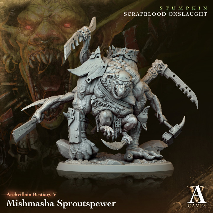 Mishmasha Sproutspewer | Archvillain Games | Fantasy | DnD | RPG | Tabletop | Miniature