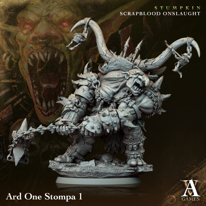 Ard One Stompa | Archvillain Games | Fantasy | DnD | RPG | Tabletop | Miniature