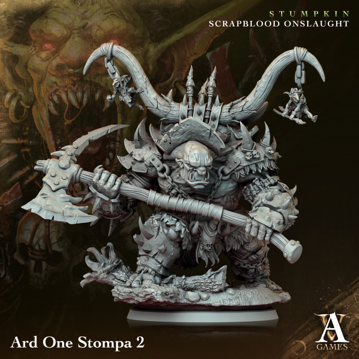 Ard One Stompa | Archvillain Games | Fantasy | DnD | RPG | Tabletop | Miniature