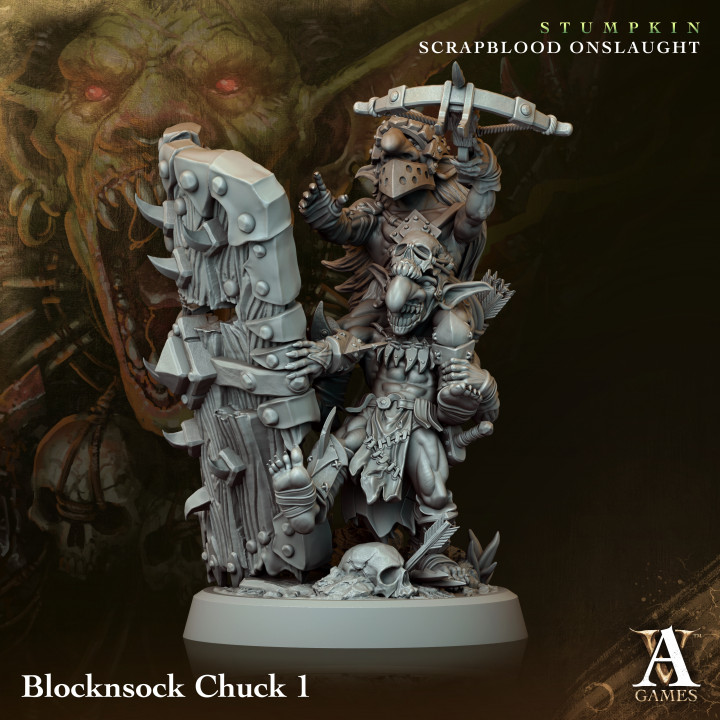 Blocknsock Chuck | Archvillain Games | Fantasy | DnD | RPG | Tabletop | Miniature