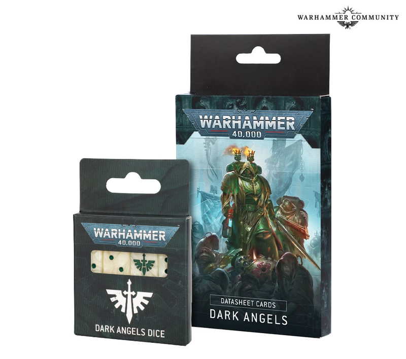 Warhammer 40k: Dark Angels - Datasheet Cards and Dice