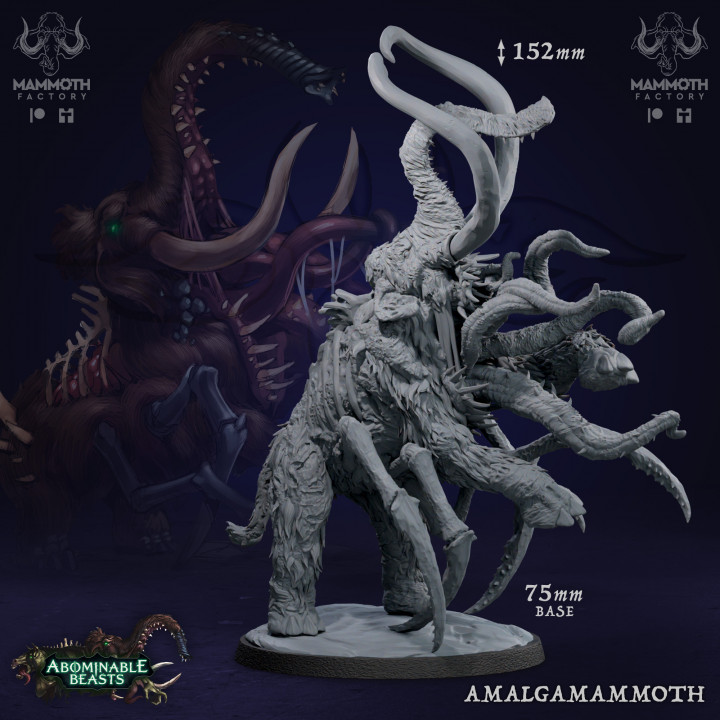 Amalgamammoth | Mammoth Factory | DnD | Fantasy | Miniature