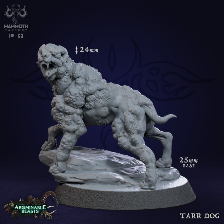 Tarr Dog | Mammoth Factory | DnD | Fantasy | Miniature
