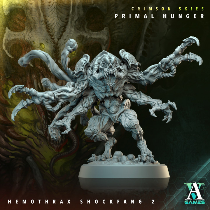Hemothrax Shockfang | Archvillain Games | Fantasy | DnD | RPG | Tabletop | Miniature
