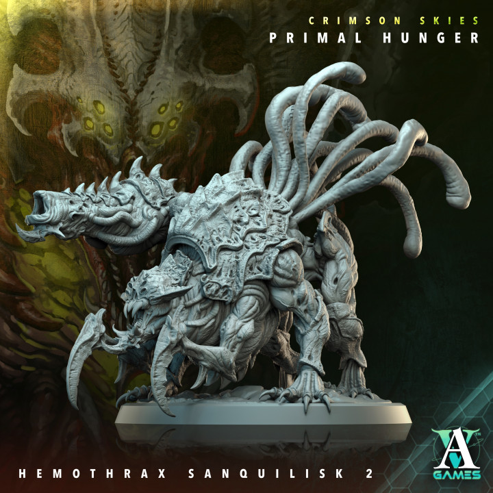 Hemothrax Sanquilisk | Archvillain Games | Fantasy | DnD | RPG | Tabletop | Miniature