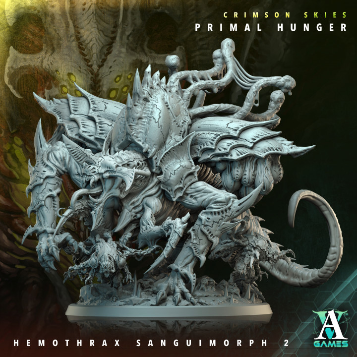 Hemothrax Sanguimorph | Archvillain Games | Fantasy | DnD | RPG | Tabletop | Miniature