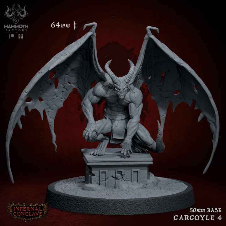 Gargoyle | Mammoth Factory | DnD | Fantasy | Miniature