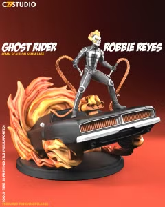 Ghost Rider (Robbie Reyes) 40mm Scale Miniature - Crisis Protocol Proxy
