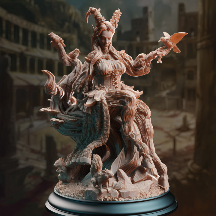 Mother of the Fey Faun Goddess - Renmaeth | DM Stash | DnD | Fantasy Miniature