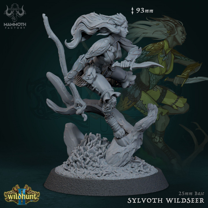 Sylvoth Wildseer | Mammoth Factory | DnD | Fantasy | Miniature
