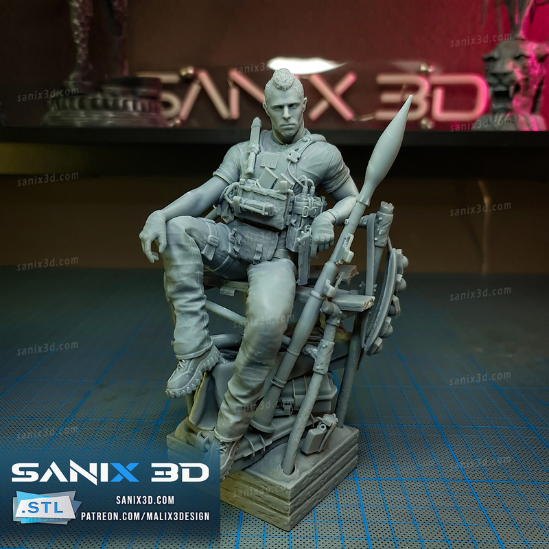 SOAP ( Call of Duty ) Resin Statue Model Kit