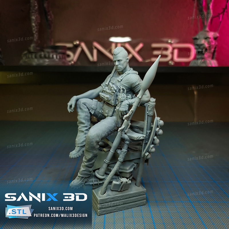 SOAP ( Call of Duty ) Resin Statue Model Kit
