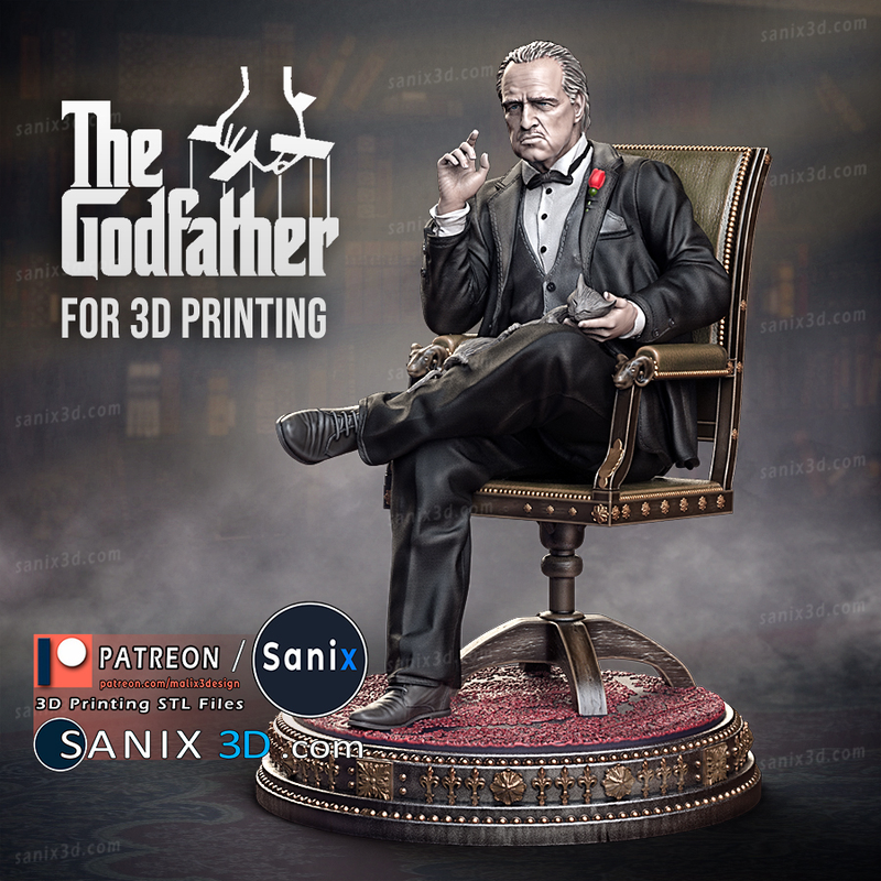 The Godfather ( Marlon Brando ) Resin Statue Model Kit
